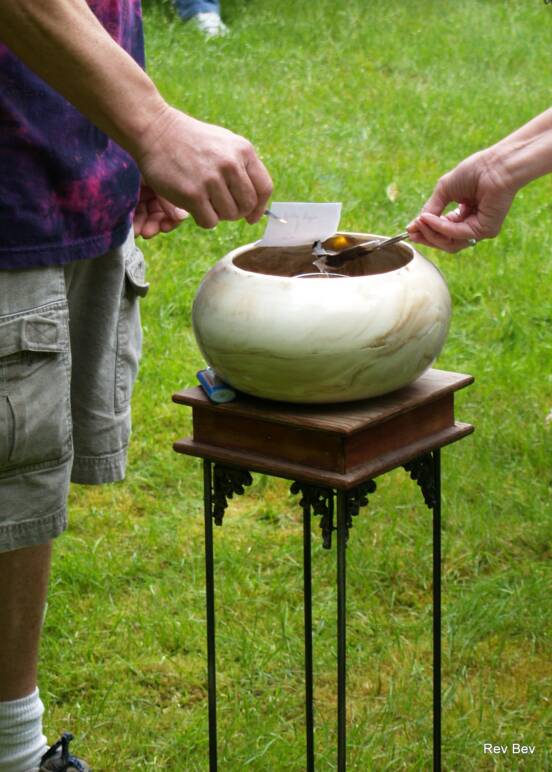 Burning Bowl ceremony