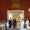 Bell Tower Chapel Wedding in Boring Oregon. Historic church is a popular wedding venue for Radiant Touch Weddings. Oegon wedding minister. Photography by Radiant Touch