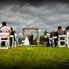 Skamania Lodge ceremony in the ampitheater overlooking the Columbia River Gorge. Portland wedding officiant. Photo by CardwellPhotography.com