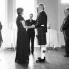 Groom wore a kilt for this Kell's Irish Pub ballroom wedding in downtown Portland. ceremony and photography by Radiant Touch weddings. officiant minister celebrant