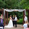 Leach Botanical Gardens wedding officiant Beverly Mason of Radiant Touch Weddings