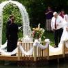 Dock wedding at my home. elopement site. Oregon wedding minister