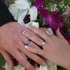 wedding rings on hands