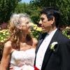 Sara Hite memorial rose garden wedding in Milwaukie Oregon by Beverly Mason