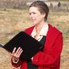 officiating wedding outdoors on a horse farm. Sherwood wedding minister officiant