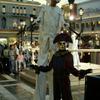Las Vegas stilts and mime entertainers